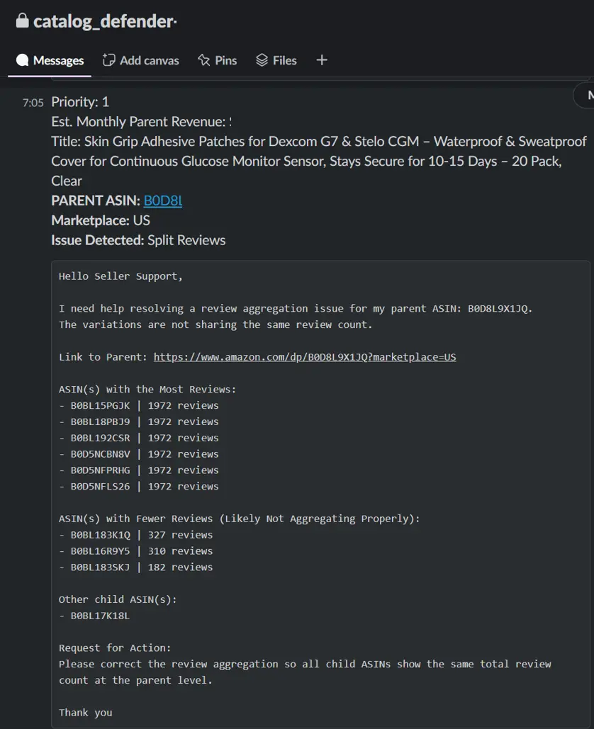 Split Review Resolution Template